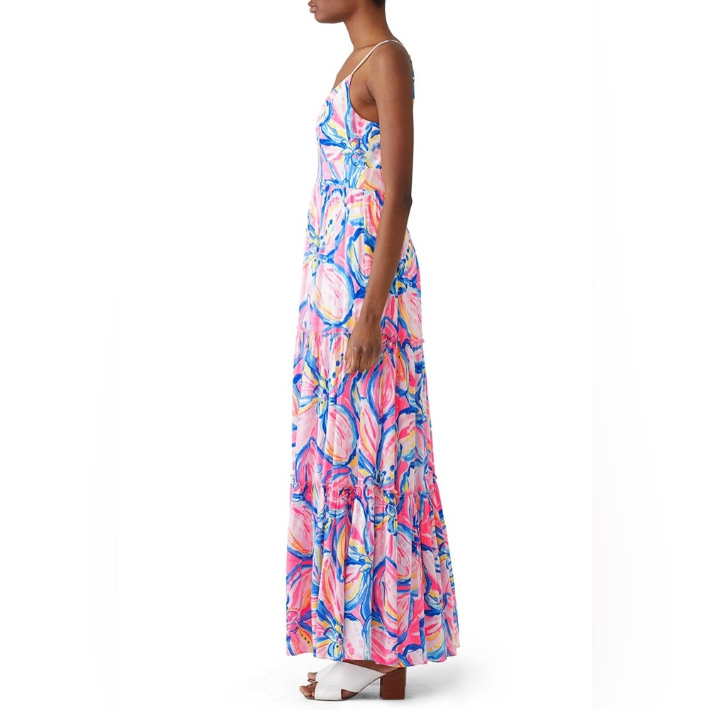 EUC size 10 Lilly Pulitzer Melody maxi dress - Picture 4 of 8